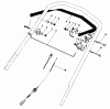 Toro 20680 - Lawnmower, 1983 (3000001-3999999) Ersatzteile TRACTION CONTROL ASSEMBLY