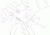 Toro 79375 - 36" Tiller, 5xi Garden Tractors, 1999 (9900001-9999999) Ersatzteile PULLEY BOX ASSEMBLY