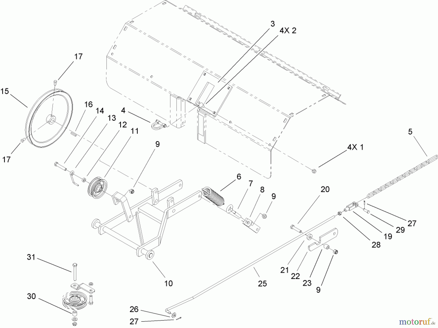 Toro Neu Accessories, Tiller/Cultivator 79484 - Toro 36