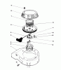 Toro 20684 - Lawnmower, 1988 (8000001-8999999) Ersatzteile RECOIL ASSEMBLY (MODEL NO. 47PG6 & 47PH7)