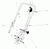 Toro 20700 - Lawnmower, 1981 (1000001-1999999) Ersatzteile HANDLE ASSEMBLY