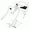 Toro 20705 - Lawnmower, 1983 (3000001-3999999) Ersatzteile HANDLE ASSEMBLY