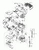 Toro 20715 - Lawnmower, 1984 (4000001-4999999) Ersatzteile ENGINE TECUMSEH MODEL NO. TNT100-10087E