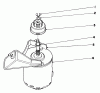 Toro 20720 - Lawnmower, 1981 (1000001-1999999) Ersatzteile STARTER MOTOR