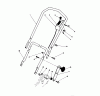 Toro 20745C - Lawnmower, 1985 (5000001-5999999) Ersatzteile HANDLE ASSEMBLY