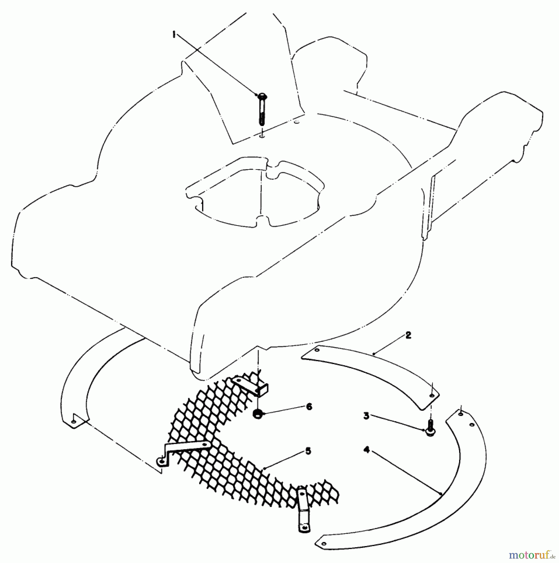  Toro Neu Mowers, Walk-Behind Seite 1 20752 - Toro Lawnmower, 1979 (9000001-9999999) LEAF SHREDDER KIT NO. 37-0120 (OPTIONAL)