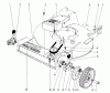 Toro 20755 - Lawnmower, 1981 (1000001-1999999) Ersatzteile FRONT WHEEL & PIVOT ARM ASSEMBLY