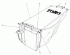 Toro 20762 - Lawnmower, 1981 (1000001-1999999) Ersatzteile GRASS BAG ASSEMBLY