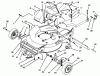 Toro 20763B - Lawnmower, 1993 (39000001-39999999) Ersatzteile HOUSING ASSEMBLY