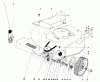 Toro 20765 - Lawnmower, 1981 (1000001-1999999) Ersatzteile FRONT WHEEL AND PIVOT ARM ASSEMBLY