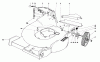 Toro 20765 - Lawnmower, 1981 (1000001-1999999) Ersatzteile HOUSING ASSEMBLY
