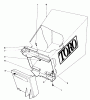 Toro 20771 - Lawnmower, 1983 (3000001-3999999) Ersatzteile GRASS BAG ASSEMBLY