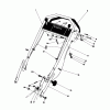 Toro 20775 - Lawnmower, 1980 (0000001-0999999) Ersatzteile HANDLE ASSEMBLY (USED ON UNITS WITH SERIAL NO. 0007001 & UP)