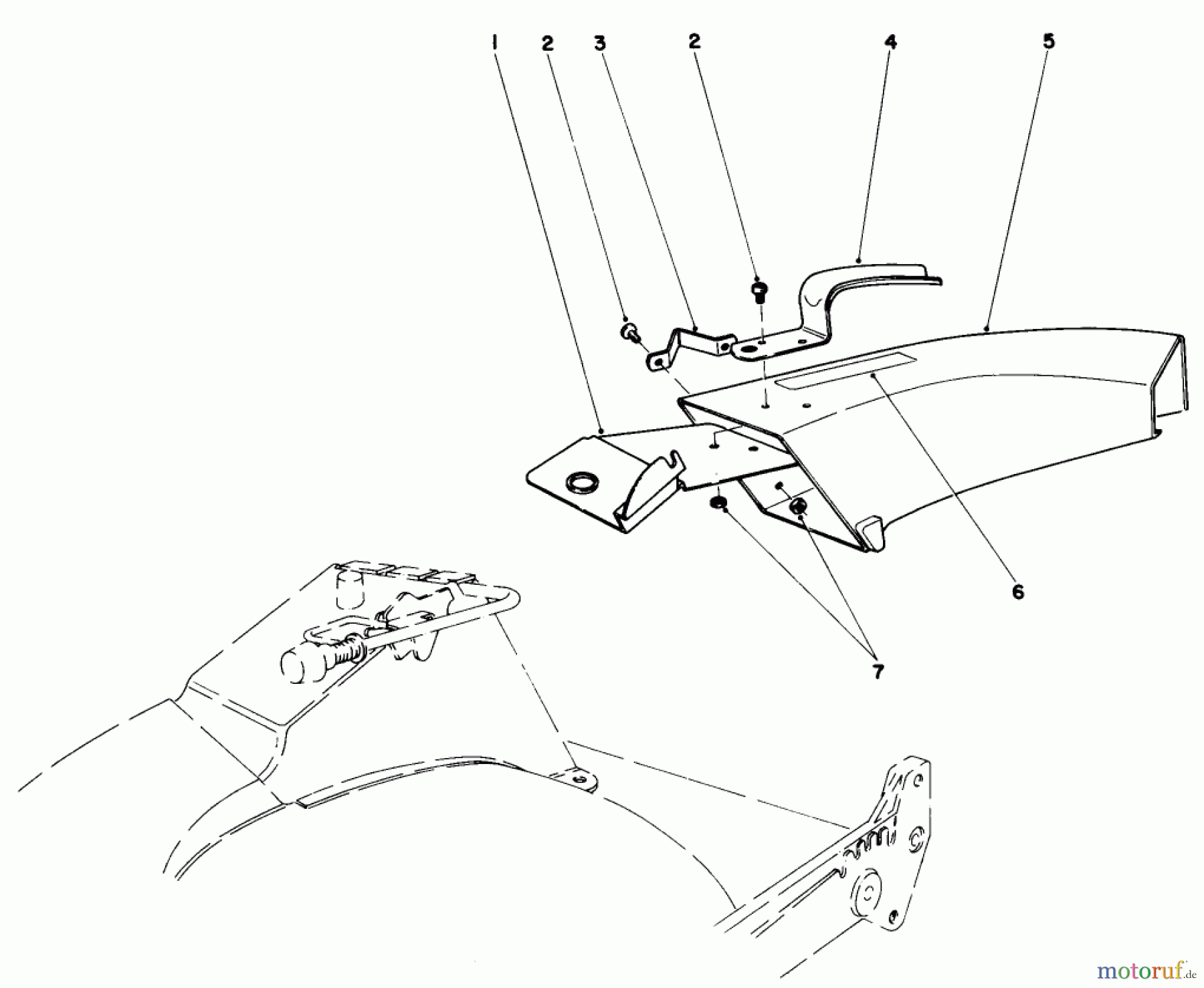  Toro Neu Mowers, Walk-Behind Seite 1 20775 - Toro Lawnmower, 1982 (2000001-2999999) SIDE DISCHARGE CHUTE MODEL NO. 59108 (OPTIONAL)