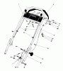 Toro 20785 - Lawnmower, 1980 (0000001-0999999) Ersatzteile HANDLE ASSEMBLY (USED ON UNITS WITH SERIAL NO. 0003991 & UP)