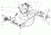 Toro 20788 - Lawnmower, 1981 (1000001-1999999) Ersatzteile HOUSING ASSEMBLY