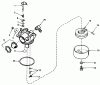 Toro 20810 - Lawnmower, 1979 (9000001-9999999) Ersatzteile CARBURETOR NO. 632050