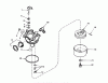 Toro 20810 - Lawnmower, 1980 (0000001-0999999) Ersatzteile CARBURETOR NO. 632050