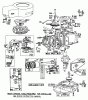 Toro 20830 - Lawnmower, 1981 (1000001-1999999) Ersatzteile BRIGGS & STRATTON ENGINE MODEL & TYPE NO. 92508-1071-01 (MODEL 20815) BRIGGS & STRATTON ENGINE MODEL & TYPE NO. 92508-1080-01 (M