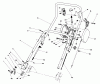 Toro 20830 - Lawnmower, 1981 (1000001-1999999) Ersatzteile HANDLE ASSEMBLY