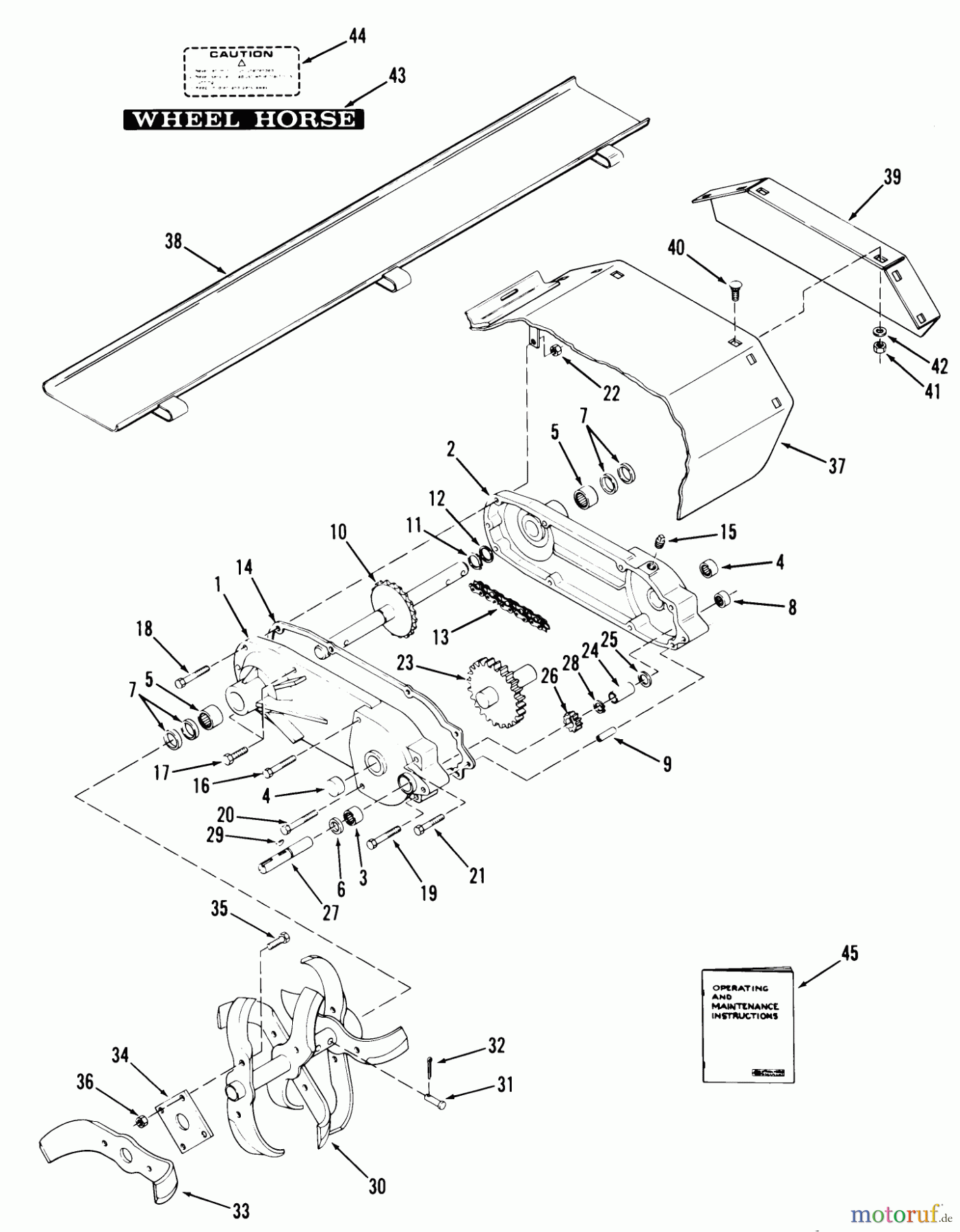  Toro Neu Accessories, Tiller/Cultivator 97-36TL01 - Toro 36