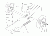 Toro 21010BC - Lawnmower, 1995 (5900001-5999999) Ersatzteile REAR AXLE ASSEMBLY