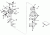 Toro 21104 - Whirlwind Lawnmower, 1970 (0000001-0999999) Ersatzteile CARBURETOR NO. 631585