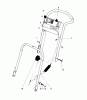 Toro 21647 - Guardian Lawnmower, 1977 (7000001-7999999) Ersatzteile HANDLE ASSEMBLY MODEL NO. 21647