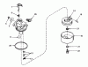 Toro 21658 - Whirlwind II Deluxe, 1978 (8000001-8999999) Ersatzteile CARBURETOR NO. 631784A (MOWER MODEL NO. 21738)(ENGINE NO. TNT 100-10056A)