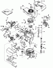 Toro 21658 - Whirlwind II Deluxe, 1978 (8000001-8999999) Ersatzteile ENGINE TECUMSEH MODEL NO. TNT 100-10055B (MOWER MODEL NO. 21658)