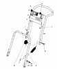 Toro 21658 - Whirlwind II Deluxe, 1978 (8000001-8999999) Ersatzteile HANDLE ASSEMBLY MODEL NO. 21658