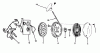 Toro 21658 - Whirlwind II Deluxe, 1978 (8000001-8999999) Ersatzteile REWIND STARTER NO. 590519 (MOWER MODEL NO. 21658)(ENGINE NO. TNT 100-10055B)