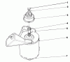 Toro 21658 - Whirlwind II Deluxe, 1978 (8000001-8999999) Ersatzteile STARTER MOTOR MODEL NO. 21738