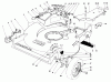 Toro 22015 - Lawnmower, 1984 (4000001-4999999) Ersatzteile HOUSING ASSEMBLY (MODEL 22020)