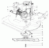 Toro 22015 - Lawnmower, 1985 (5000001-5999999) Ersatzteile ENGINE ASSEMBLY (MODEL 22020)