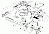 Toro 22020 - Lawnmower, 1986 (6000001-6999999) Ersatzteile HOUSING ASSEMBLY (MODEL 22015)