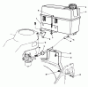 Toro 22026 - Side Discharge Mower, 1992 (2000001-2999999) Ersatzteile FUEL TANK ASSEMBLY