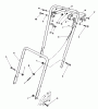Toro 22026 - Side Discharge Mower, 1992 (2000001-2999999) Ersatzteile HANDLE ASSEMBLY