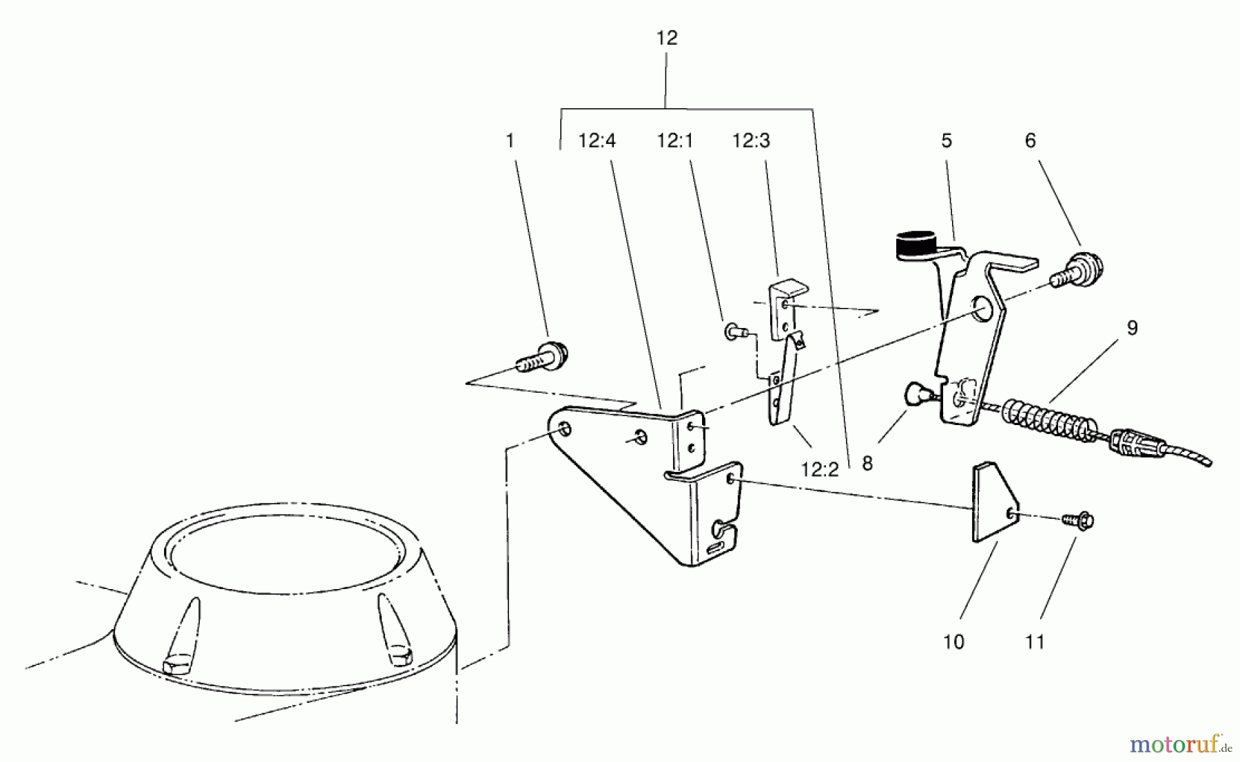 Toro Neu Mowers, Walk-Behind Seite 2 22026 - Toro Side Discharge Mower, 2001 (210000001-210999999) BRAKE ASSEMBLY