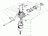 Toro 22026 - Side Discharge Mower, 2001 (210000001-210999999) Ersatzteile CARBURETOR ASSEMBLY