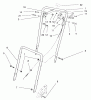 Toro 22026 - Side Discharge Mower, 2001 (210000001-210999999) Ersatzteile HANDLE ASSEMBLY