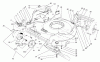 Toro 22026 - Side Discharge Mower, 2001 (210000001-210999999) Ersatzteile HOUSING & WHEEL ASSEMBLY
