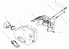 Toro 22026 - Side Discharge Mower, 2001 (210000001-210999999) Ersatzteile MUFFLER ASSEMBLY