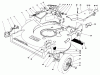 Toro 22030 - Lawnmower, 1984 (4000001-4999999) Ersatzteile HOUSING ASSEMBLY (MODEL 22035)