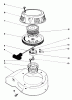 Toro 22035 - Lawnmower, 1987 (7000001-7999999) Ersatzteile ENGINE ASSEMBLY MODEL NO. 47PG6 #6