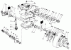 Toro 22030 - Lawnmower, 1988 (8000001-8999999) Ersatzteile GEAR CASE ASSEMBLY (MODEL 22035)