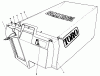 Toro 22030 - Lawnmower, 1988 (8000001-8999999) Ersatzteile GRASS BAG ASSEMBLY NO. 11-5609