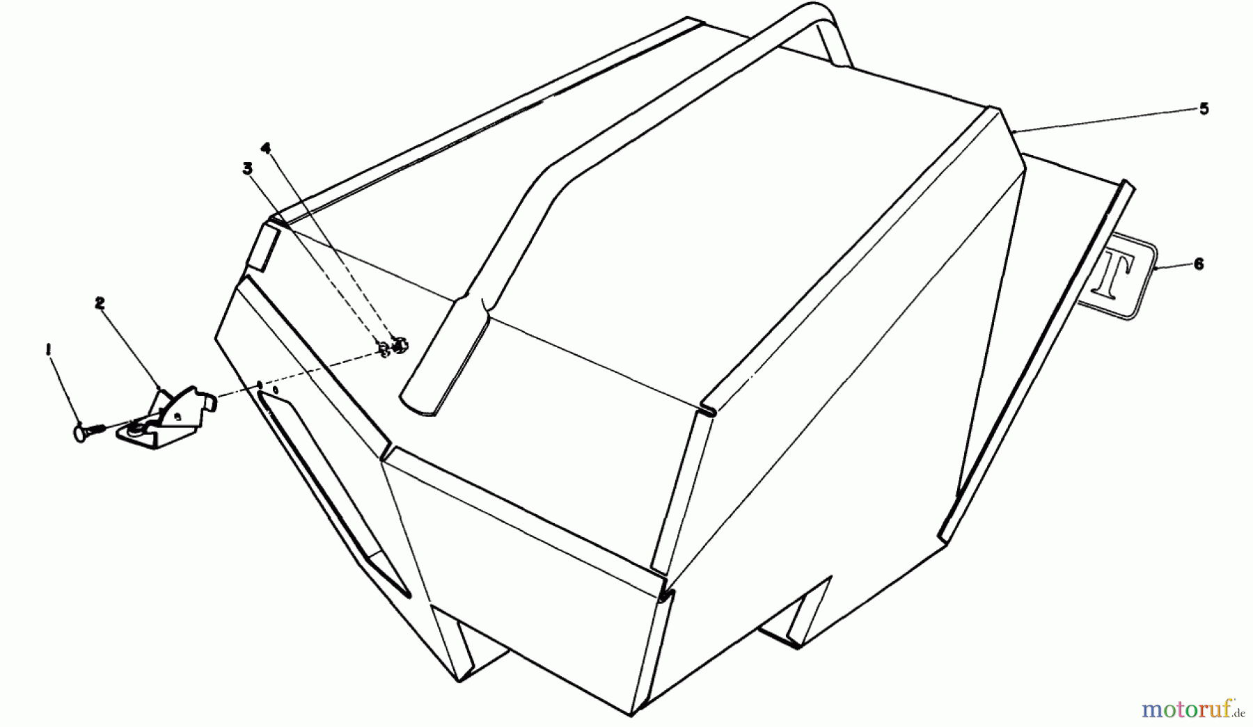 Toro Neu Mowers, Walk-Behind Seite 2 22035 - Toro Lawnmower, 1989 (9000001-9006453) STEEL GRASS CATCHER (MODEL 22099) (OPTIONAL)