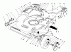 Toro 22036 - Lawnmower, 1991 (1000001-1999999) Ersatzteile HOUSING ASSEMBLY