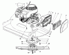 Toro 22040 - Lawnmower, 1992 (2000001-2999999) Ersatzteile ENGINE ASSEMBLY